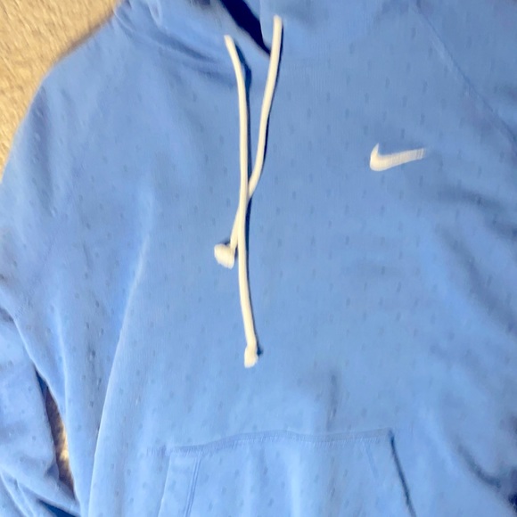 Nike Sky Blue hoodie with dot fabric - so cozy :) - Picture 2 of 6